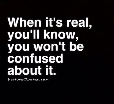 when it's real you know it real. deeper than the physical