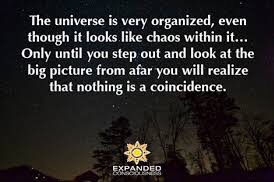 Nothing happens by coincidence 